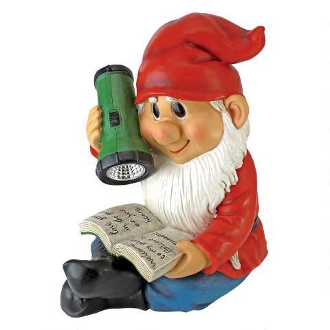 Freddie Gnome Holding a Torch